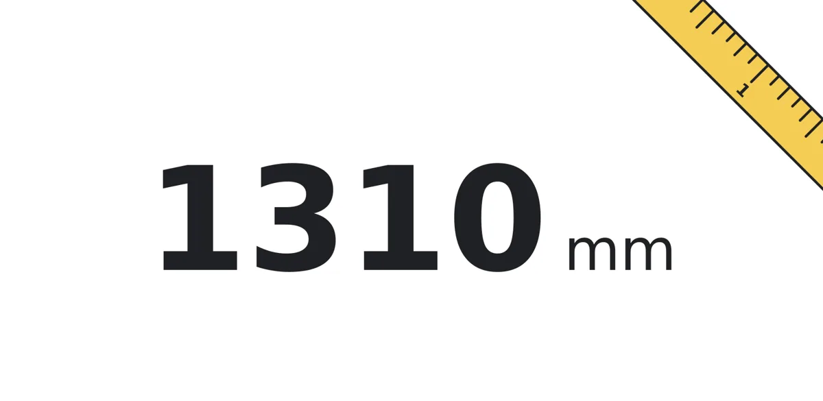 Länge 1310 mm