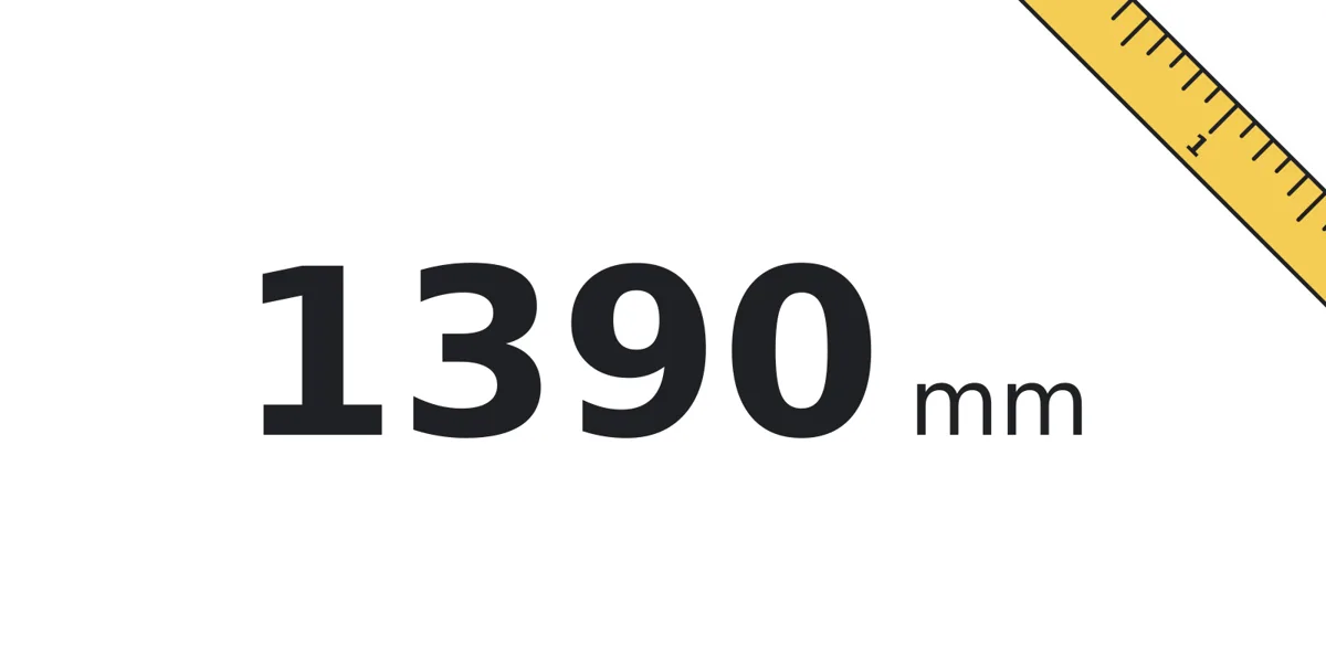 Länge 1390 mm
