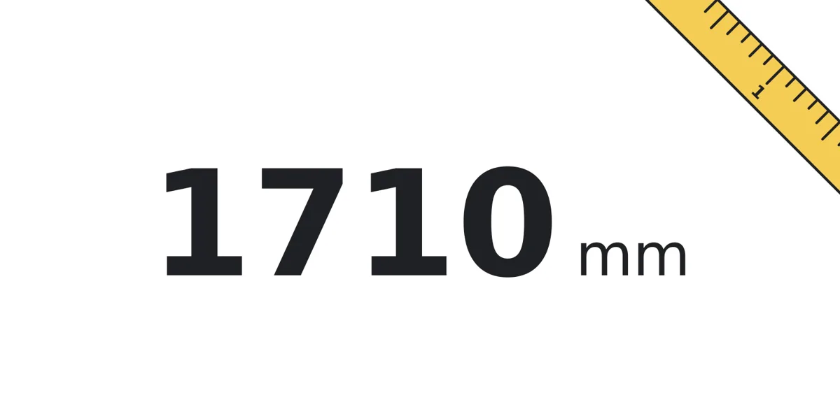Länge 1710 mm