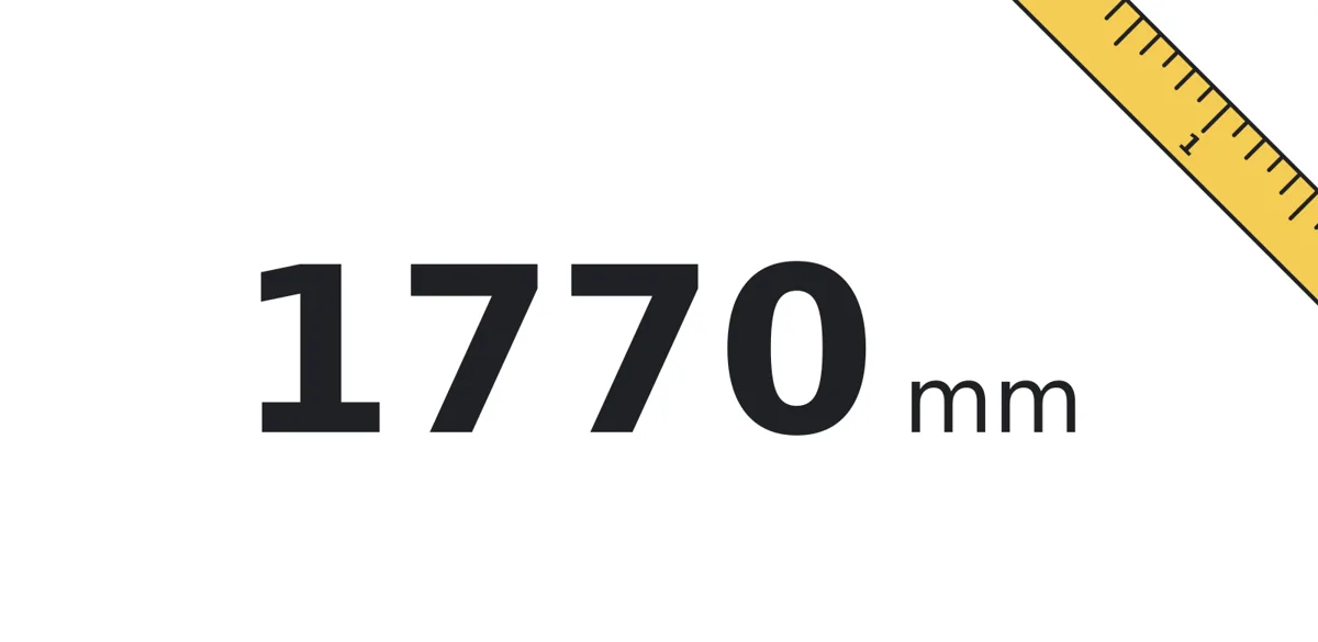 Länge 1770 mm