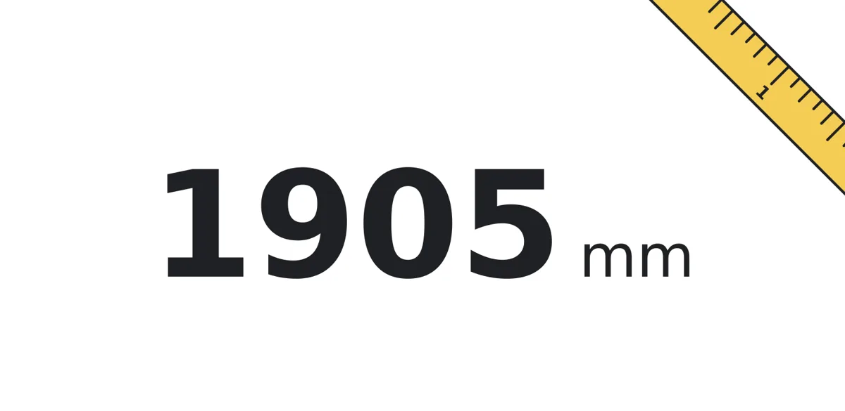 Länge 1905 mm
