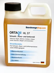 1 Liter ORTAOil HL 37 Schneidöl / Stanzöl / Umformöl für Metallbearbeitung