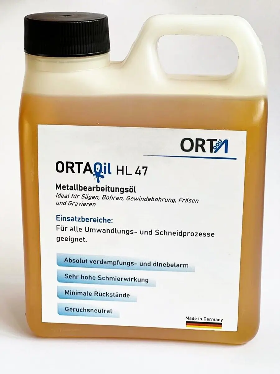 1 Liter ORTAOil Schmierstoff / Kühlschmierstoff für Bandsägen / Bohrmaschinen