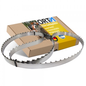 Bandsägeblätter für mobile Sägewerke gehärtet