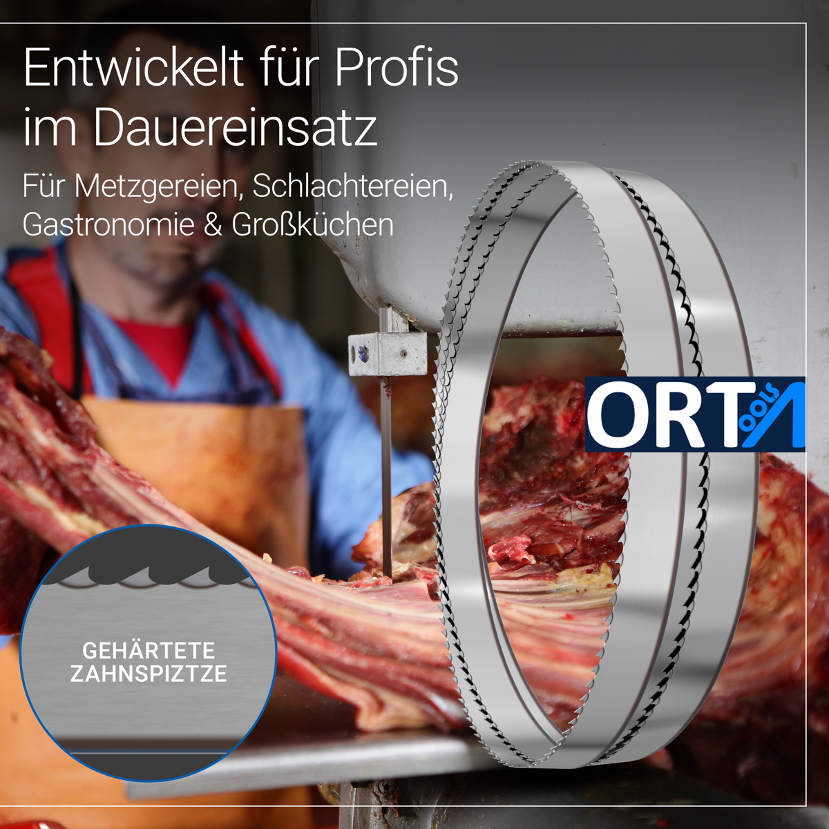 Fleischereibandsägeblätter