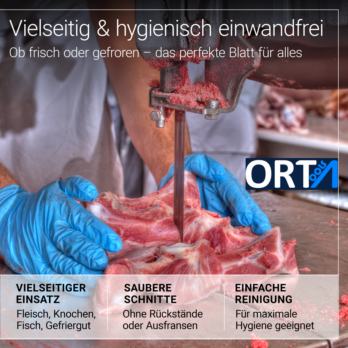 Fleischereibandsägeblätter