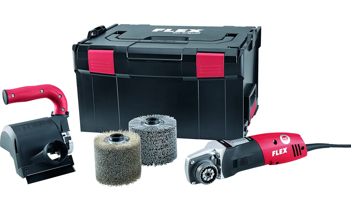 FLEX BBE 14-3 110 Set – Bürstmaschine TRINOXFLEX