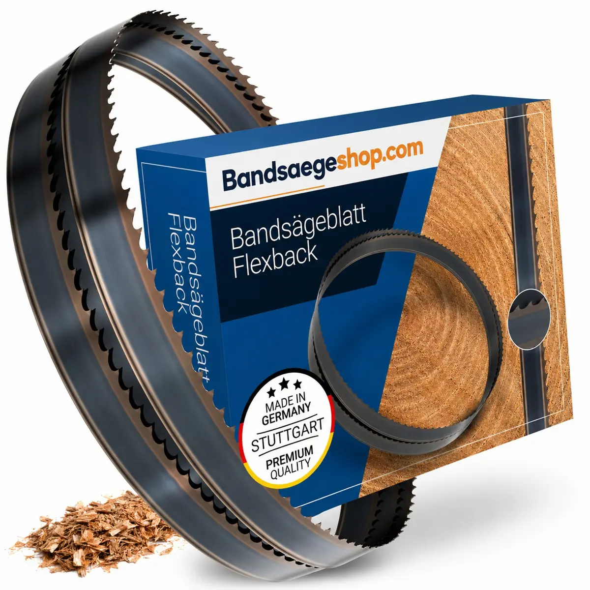 Flexback Blockbandsägeblatt 4004 x 32 x 1 x 22 mm für Wood-Mizer LT10