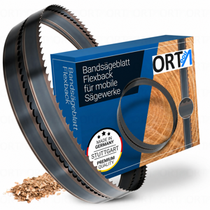 Flexback Blockbandsägeblatt 4004 x 32 x 1 x 22 mm für Wood-Mizer LT15