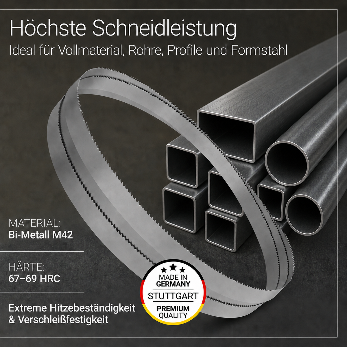 BI Metall M42 HSS Sägeband für Metall – 1638 x 13 x 0,60 x 10/14 ZpZ