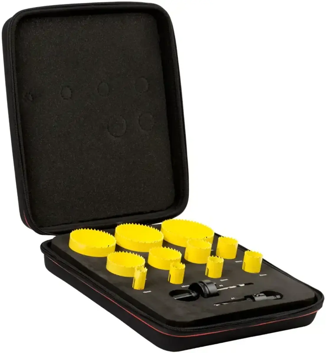 Starrett Bimetall-Lochsägen-Bausatz - 13-teiliges KFC11021 Schneller Schnitt Deluxe Elektriker Lochsägen-Set - Kompatibel mit Bosch Dewalt Hitachi Festool Milwaukee