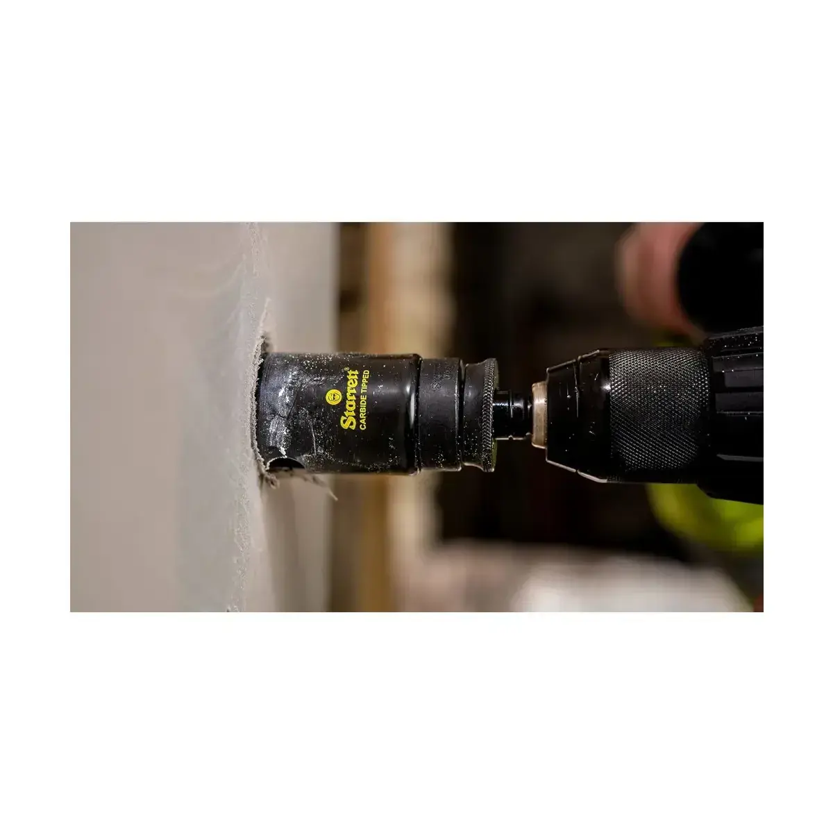 Starrett Hartmetall-Lochsäge - MPH0400 Mehrzweck-TCT-Lochsäge - für Holz-MDF-Kunststoff-Keramik-Wandfliesen - 102 mm