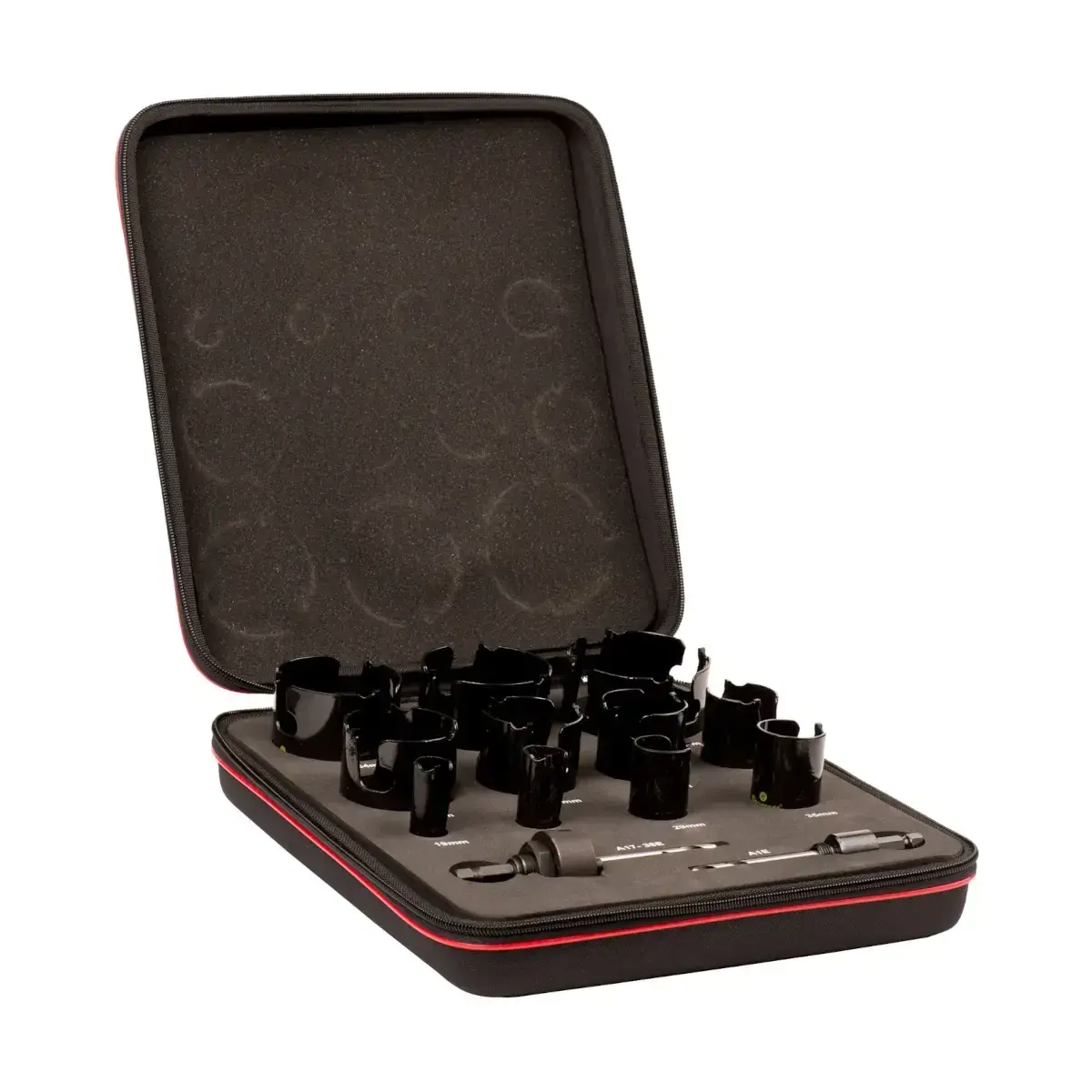 Starrett Hartmetall-Lochsägen-Kit - 13-teiliges, Mehrzweck-TCT-Lochsägen-Kit mit Dornensatz - Kompatibel mit Bosch Dewalt Hitachi Festool Milwaukee