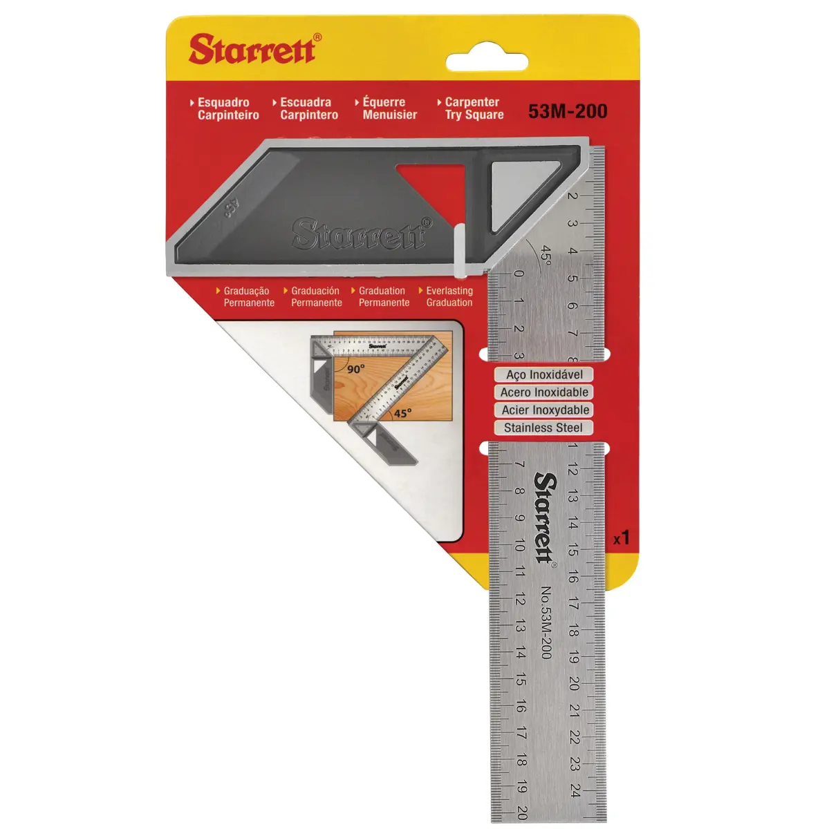 Starrett K53M-200-S Anschlagwinkel
