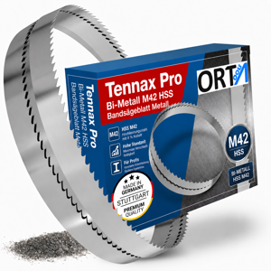 Tennax PRO Bi-Metall M42 HSS Bandsägeblatt Metall Sägeband Für Rohre & Profile