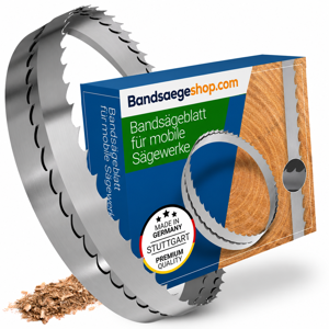 Zahnspitzengehärtetes Blockbandsägeblatt 3115 x 35 x 0,9 x 22 mm für SERRA FE 50